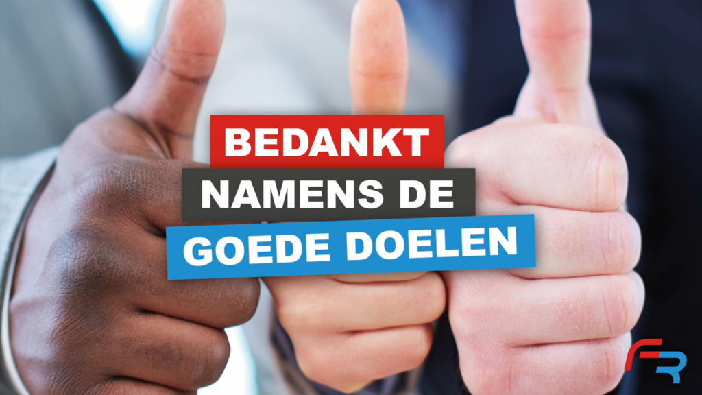 Topsport for Life - Fundrunner - Bedankt namens de goede doelen