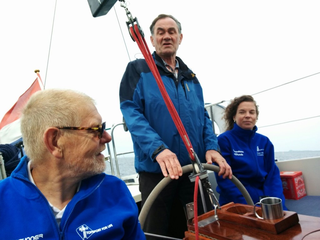 Topsport for Life - Samen voor de wind - Kankerpatiënt Dirk aan het roer