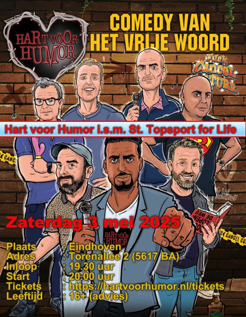 flyer hart voor humor 2025